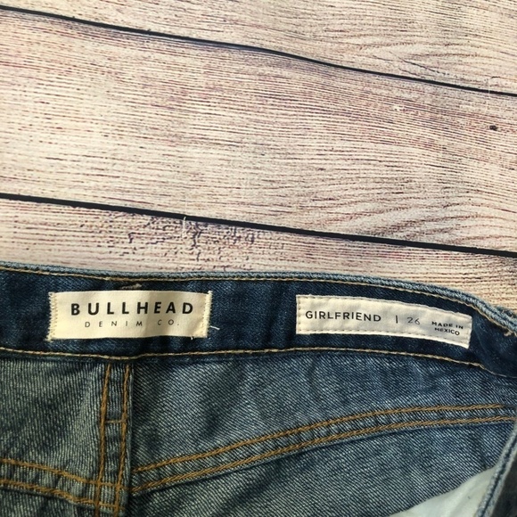 Bullhead Girlfriend Distressed Denim Shorts - Picture 3 of 7